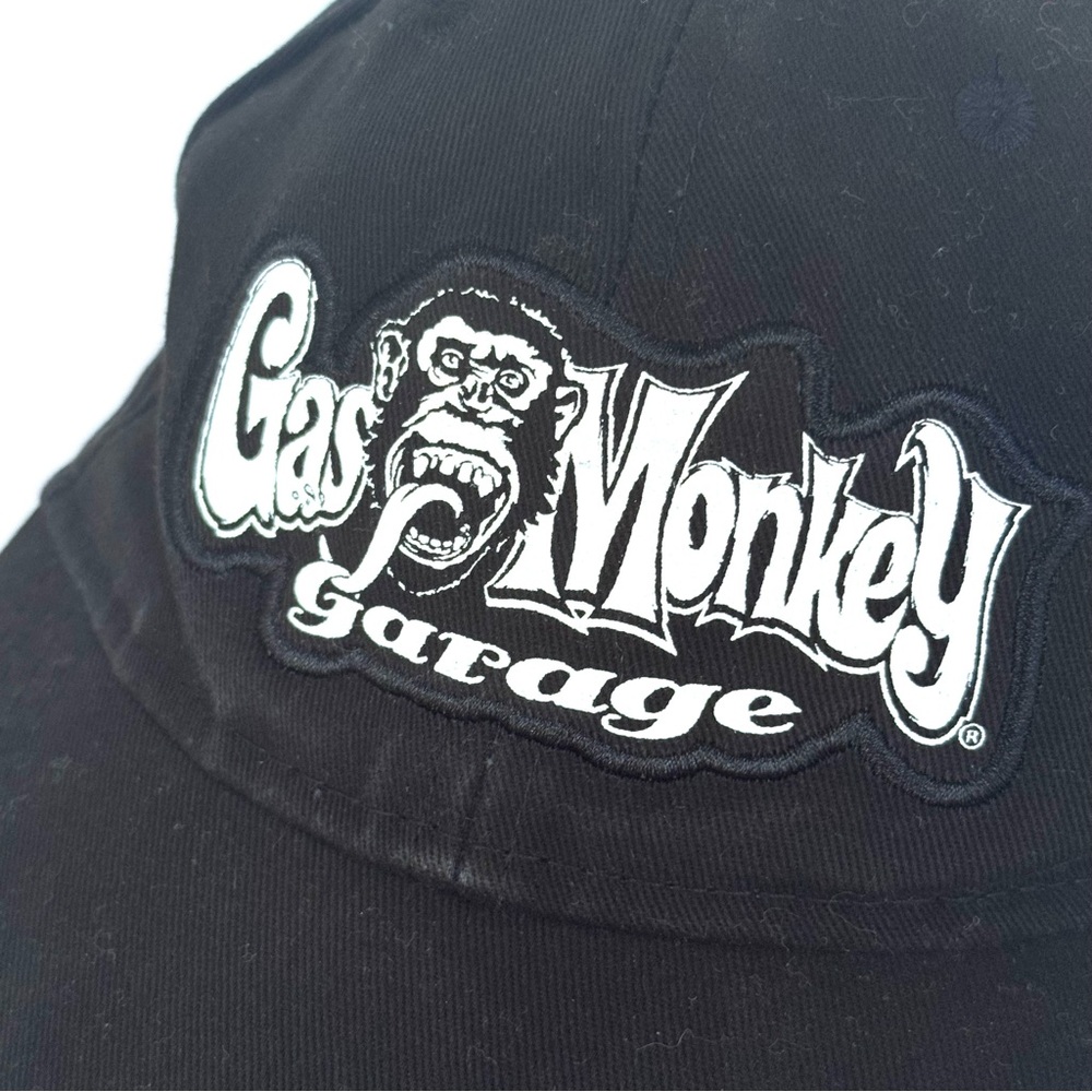 Gas Monkey Garage & Car Quest Black Baseball Cap green under brim Adjustable